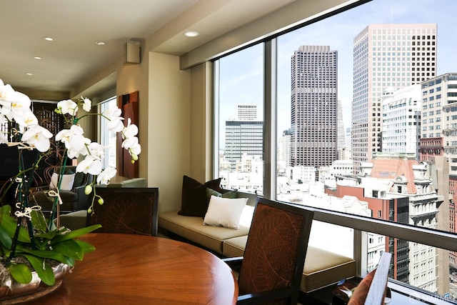 765 Market St Unit 22D, San Francisco, CA 94103 - balcony featuring a city view