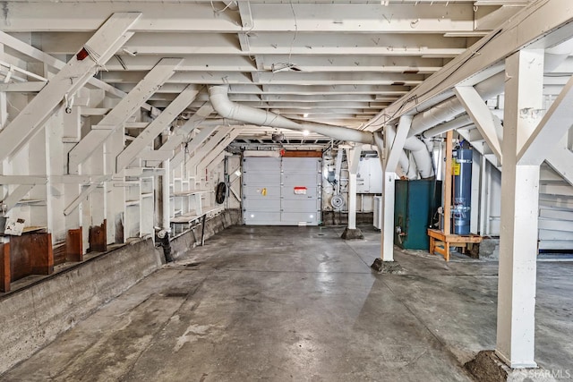 1187 Hollister St, San Francisco, CA 94124 - garage featuring strapped water heater