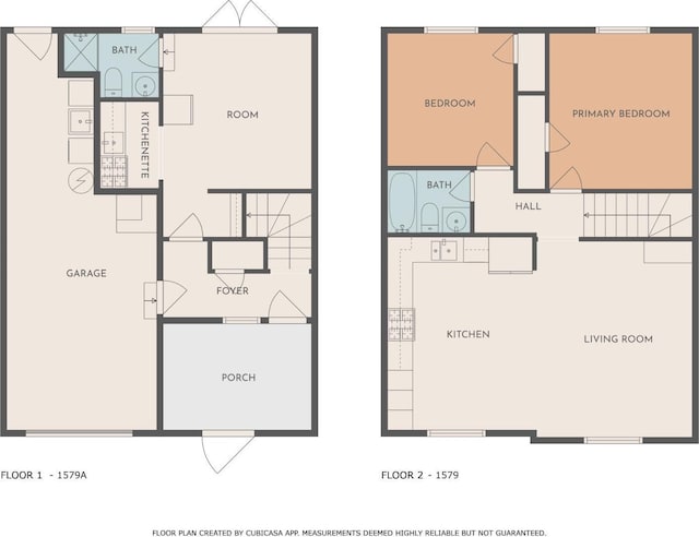1579 46th Ave, San Francisco, CA 94122 - view of floor plan / room layout