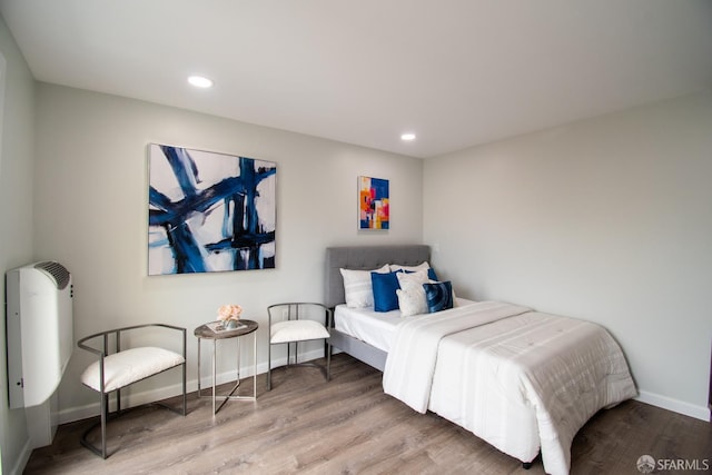 1579 46th Ave, San Francisco, CA 94122 - bedroom featuring wood finished floors and recessed lighting