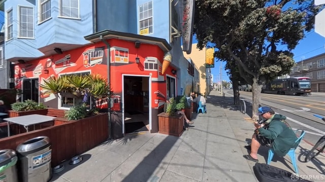 1579 46th Ave, San Francisco, CA 94122 - view of asphalt road with sidewalks and curbs