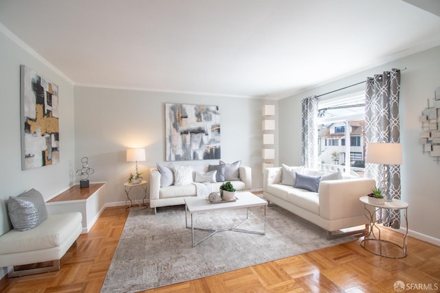 1579 46th Ave, San Francisco, CA 94122 - living room with crown molding and baseboards