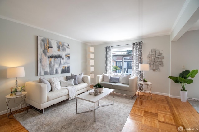 1579 46th Ave, San Francisco, CA 94122 - living room with crown molding and baseboards