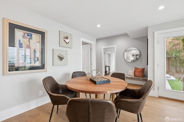 1983 15th Ave, San Francisco, CA 94116 - dining space featuring light wood finished floors and recessed lighting