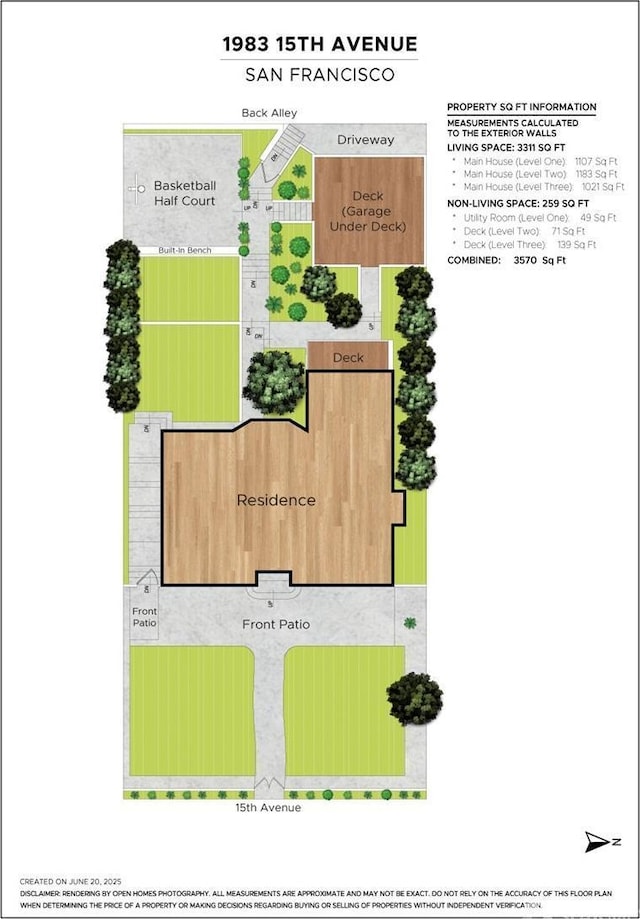 1983 15th Ave, San Francisco, CA 94116 - view of room layout