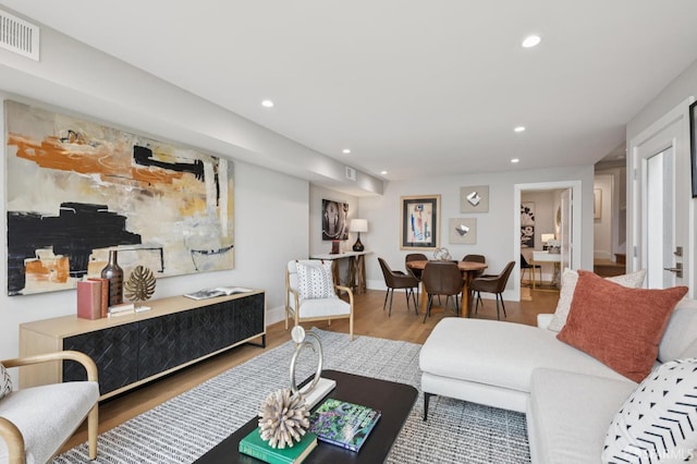 1983 15th Ave, San Francisco, CA 94116 - living room with recessed lighting and wood finished floors