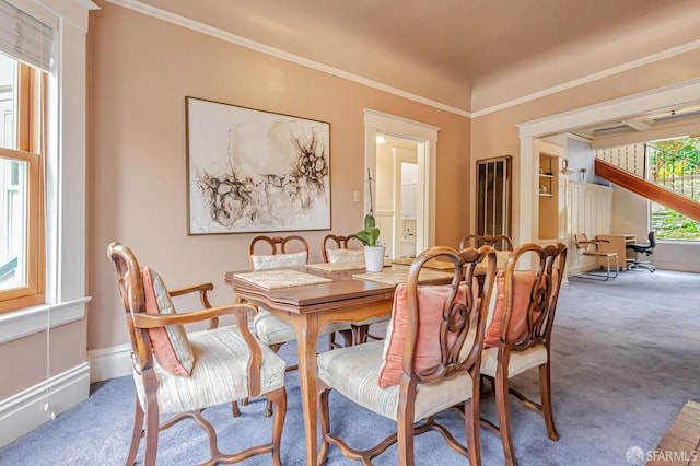 428 Monterey Blvd, San Francisco, CA 94127 - dining room with carpet and crown molding