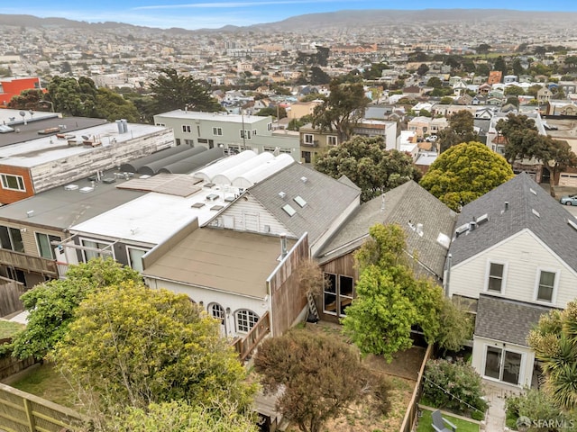 428 Monterey Blvd, San Francisco, CA 94127 - aerial perspective of suburban area featuring a mountain backdrop