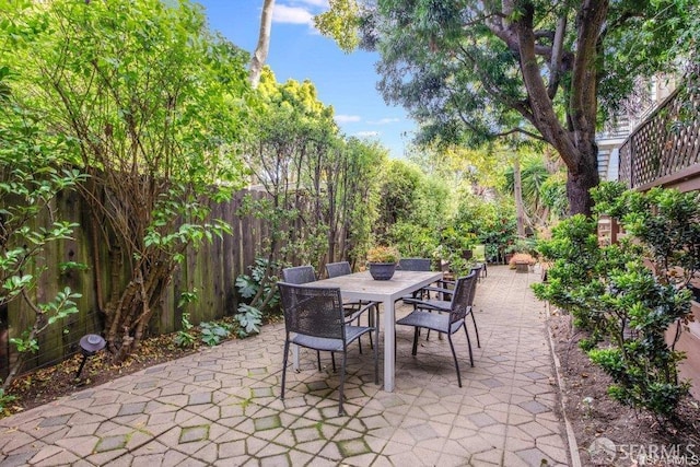 221 Noe St Unit 12, San Francisco, CA 94114 - view of patio with outdoor dining area