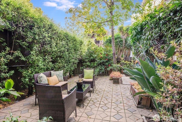 221 Noe St Unit 12, San Francisco, CA 94114 - view of patio / terrace with an outdoor hangout area