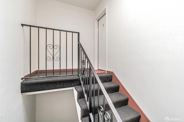 view of staircase