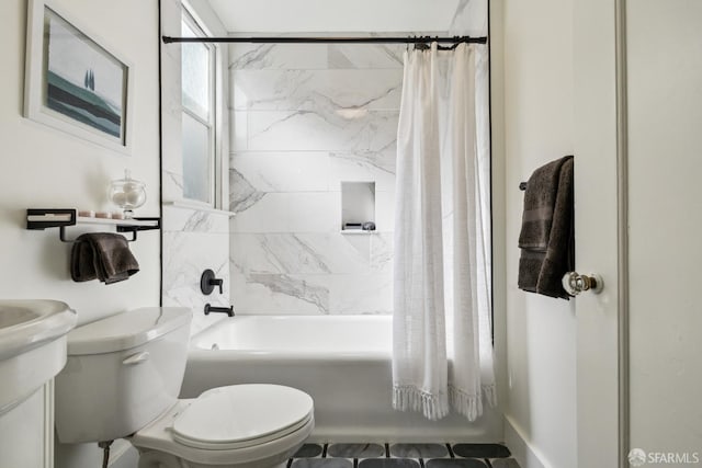 831 45th Ave, San Francisco, CA 94121 - full bathroom featuring shower / tub combo with curtain and vanity