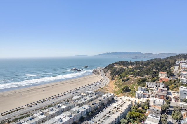 831 45th Ave, San Francisco, CA 94121 - drone / aerial view of a water and mountain view
