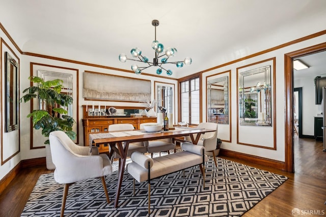 831 45th Ave, San Francisco, CA 94121 - dining area with a chandelier and wood finished floors