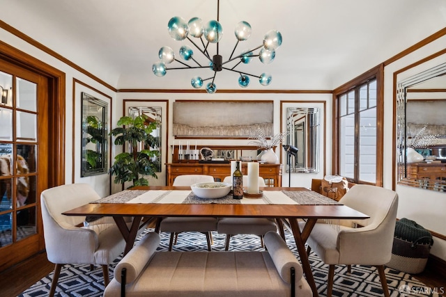 831 45th Ave, San Francisco, CA 94121 - dining area featuring a chandelier and healthy amount of natural light
