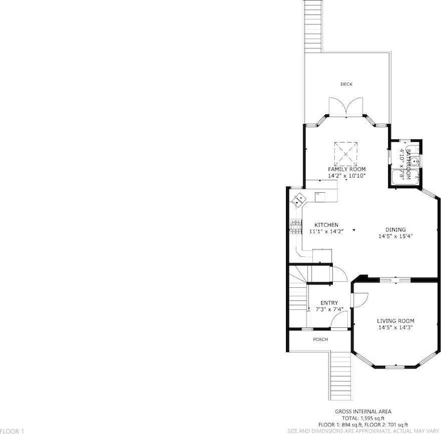 462 Clipper St, San Francisco, CA 94114 - room layout