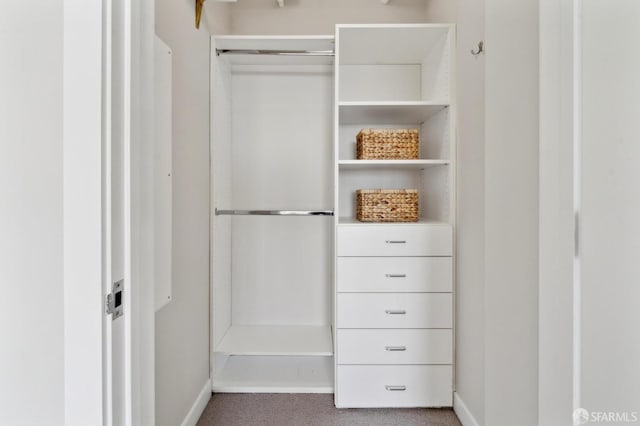 view of closet