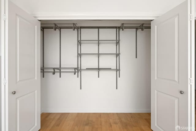 view of closet