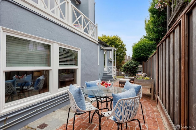 20 Rossmoor Dr, San Francisco, CA 94132 - view of patio / terrace with outdoor dining area