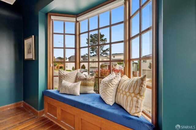 20 Rossmoor Dr, San Francisco, CA 94132 - sitting room with baseboards and dark wood-style flooring