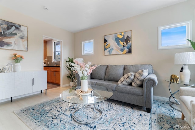3644 Redding St, Oakland, CA 94619 - living room with light wood-type flooring and baseboards