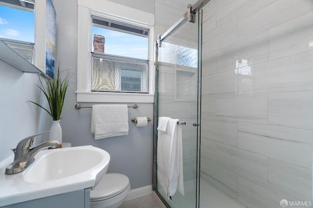 3644 Redding St, Oakland, CA 94619 - bathroom featuring a stall shower and vanity