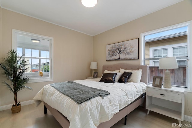 3644 Redding St, Oakland, CA 94619 - bedroom with baseboards and wood finished floors