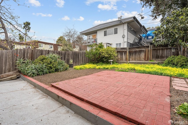 view of patio / terrace featuring a fenced backyard