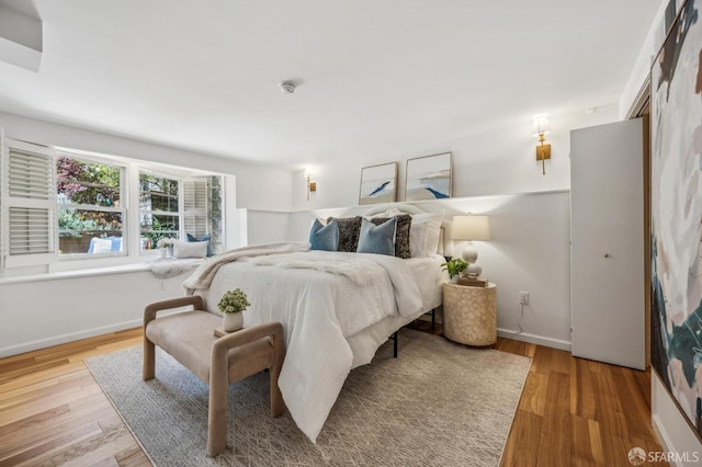 25 Roselyn Ter, San Francisco, CA 94118 - bedroom with baseboards and wood finished floors