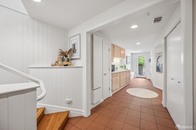 25 Roselyn Ter, San Francisco, CA 94118 - bathroom featuring tile patterned floors, vanity, recessed lighting, and baseboards