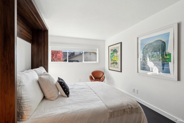 bedroom with baseboards