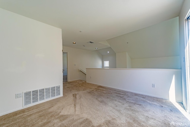 981 Asilomar Ter Unit 1, Sunnyvale, CA 94086 - carpeted spare room with baseboards and vaulted ceiling