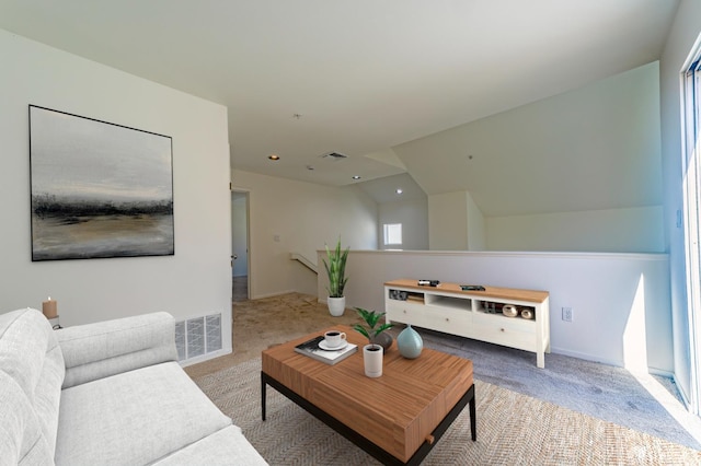 981 Asilomar Ter Unit 1, Sunnyvale, CA 94086 - carpeted living area with baseboards and recessed lighting