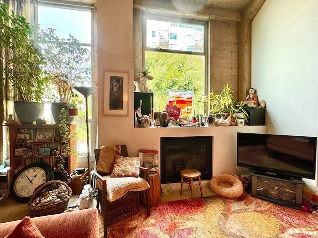 1 Federal St Unit 46, San Francisco, CA 94107 - sitting room with a fireplace