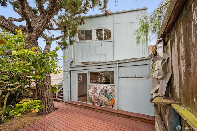 80 Bronte St, San Francisco, CA 94110 - view of wooden terrace