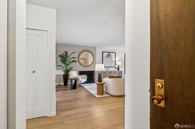 1520 Taylor St Unit 103, San Francisco, CA 94133 - foyer entrance with light wood-type flooring and baseboards