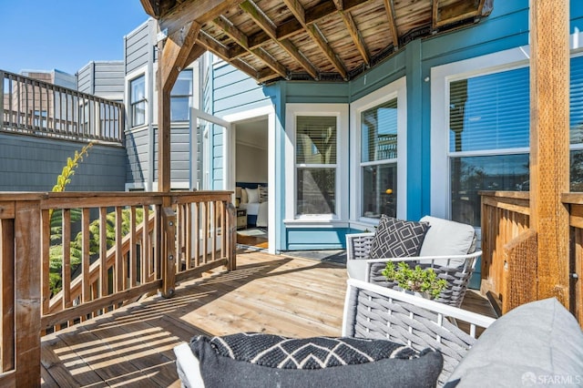 view of deck