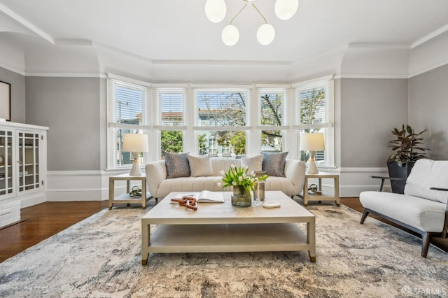 sunroom with an inviting chandelier and a healthy amount of sunlight