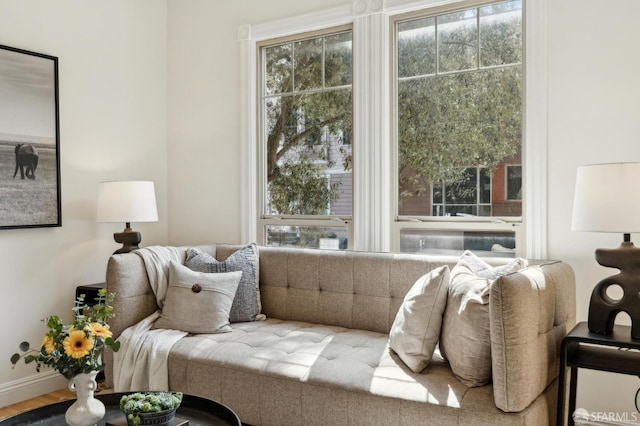 view of sitting room