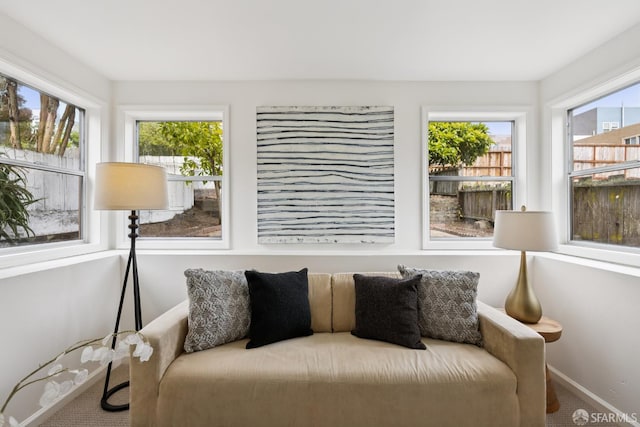 1874 34th Ave, San Francisco, CA 94122 - sitting room with carpet floors and plenty of natural light