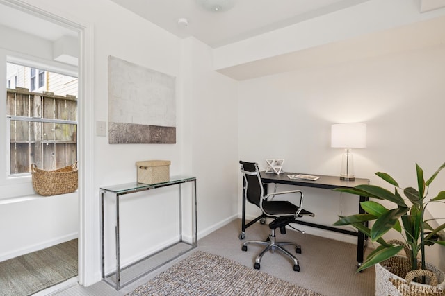 1874 34th Ave, San Francisco, CA 94122 - carpeted home office with baseboards