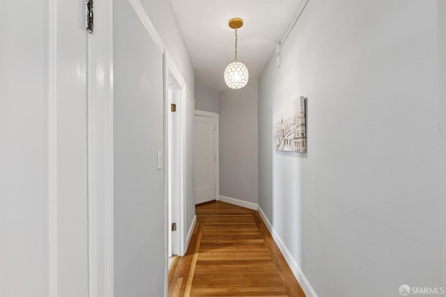 1250 Vallejo St Unit 9, San Francisco, CA 94109 - hall with light wood-style floors and baseboards