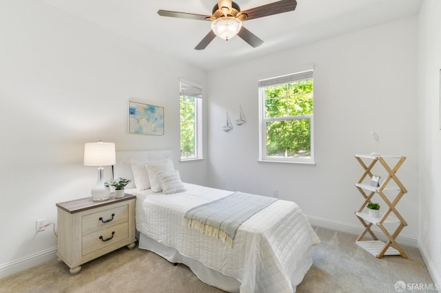 3069 Vittoria Loop, Dublin, CA 94568 - bedroom with light carpet and ceiling fan