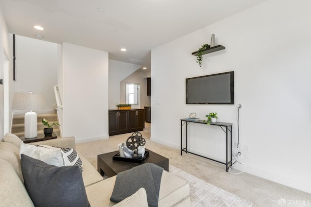 3069 Vittoria Loop, Dublin, CA 94568 - living room with light colored carpet and recessed lighting