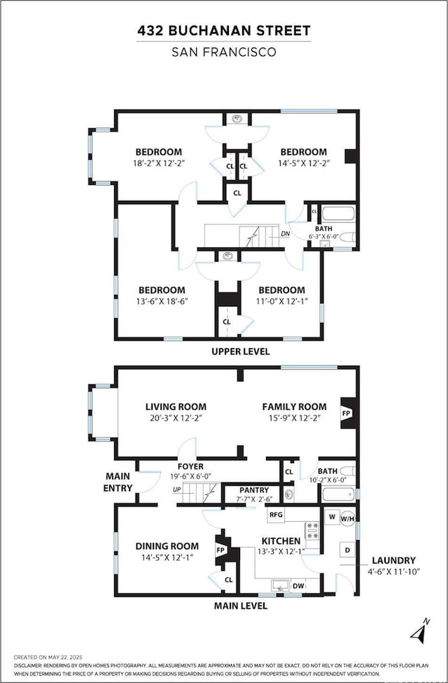 432 Buchanan St, San Francisco, CA 94102 - room layout