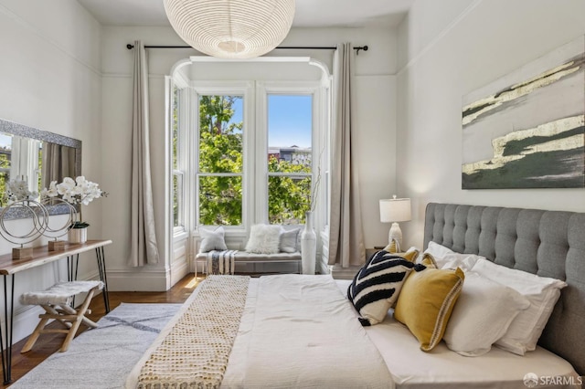 432 Buchanan St, San Francisco, CA 94102 - bedroom with wood finished floors