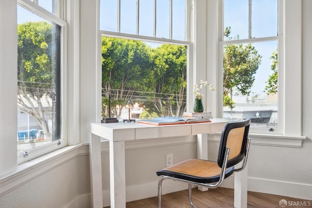 sunroom / solarium with plenty of natural light