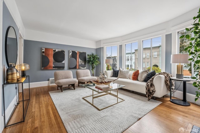 1371-1373 16th Ave, San Francisco, CA 94122 - living area featuring wood finished floors