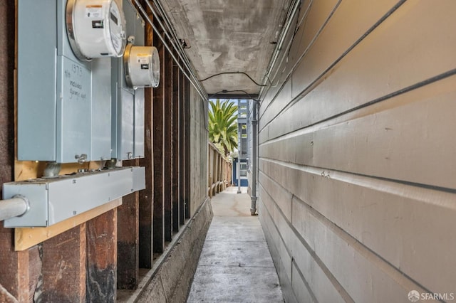 1371-1373 16th Ave, San Francisco, CA 94122 - corridor featuring concrete flooring