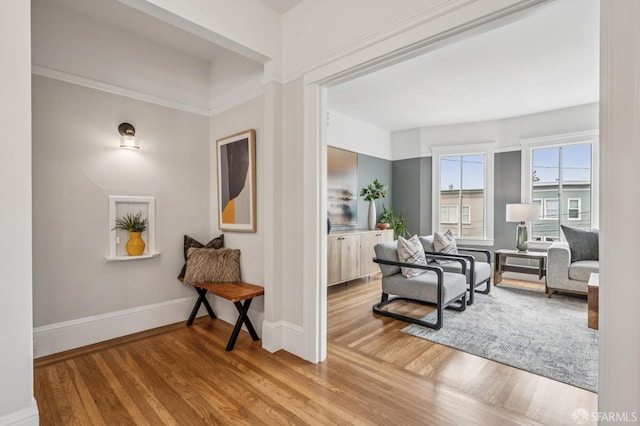1371-1373 16th Ave, San Francisco, CA 94122 - sitting room with wood finished floors and baseboards